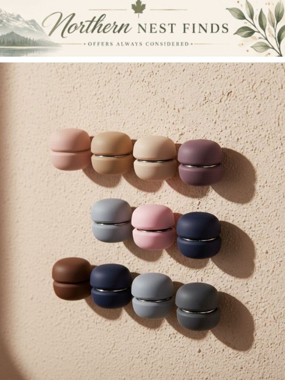 8pcs Hijab Magnets Strong Magnetic Hijab Pins Buttons Zinc Alloy